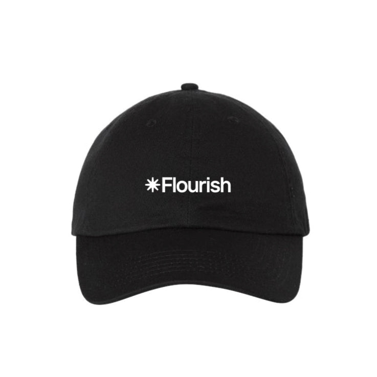 Black Flourish Ballcap