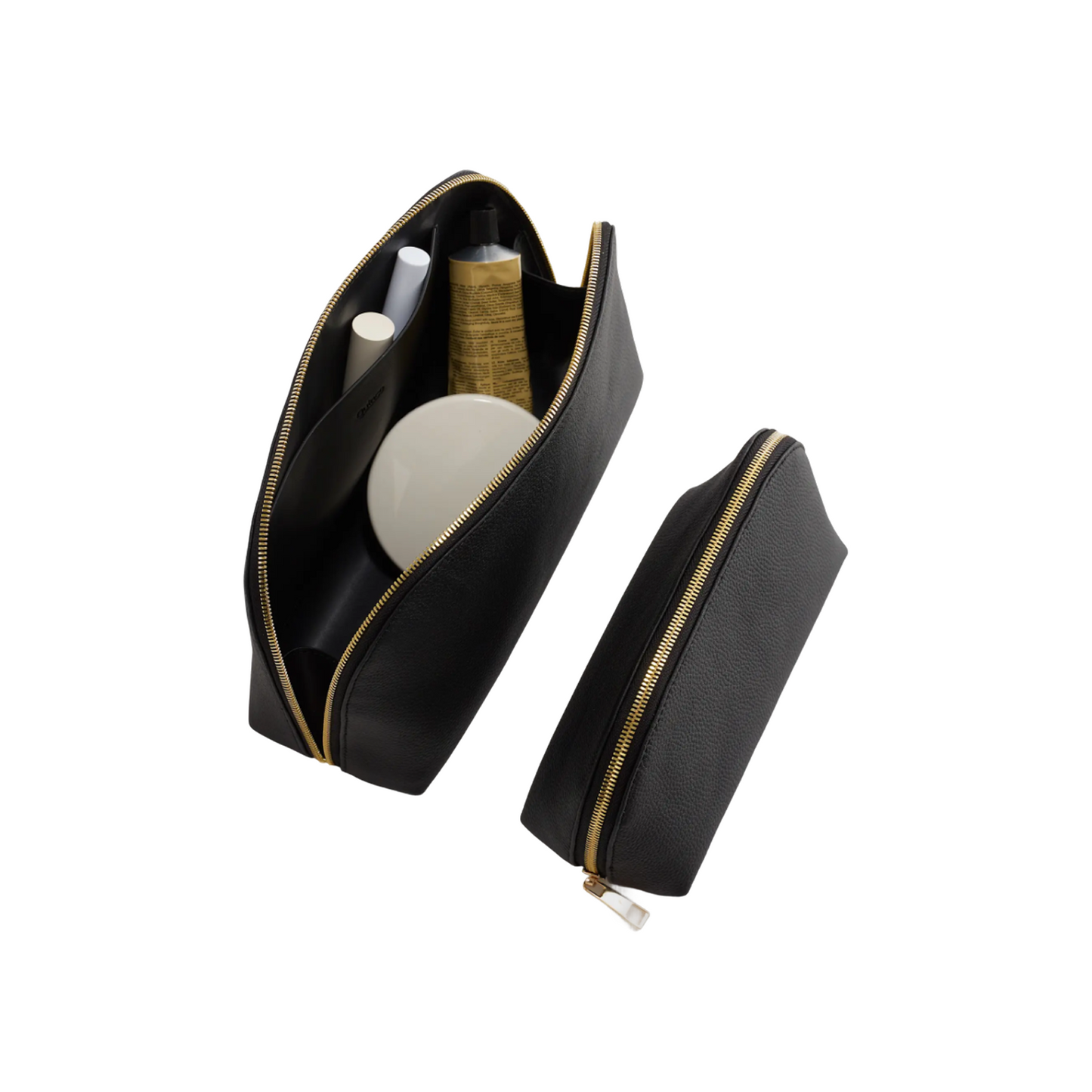 Italian Leather Pouch Travel Set