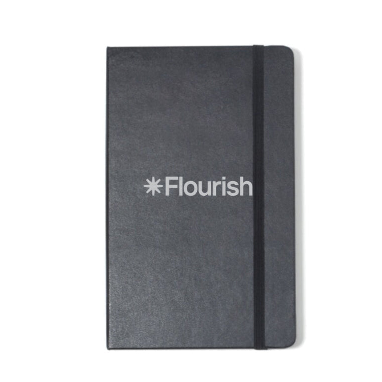 Black Flourish Notebook