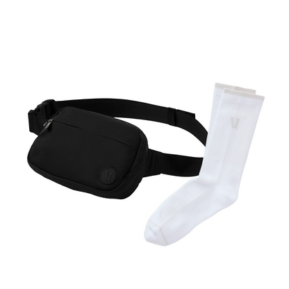 Travel Inspired - Vuori® All Around Hip Pack + Performance Socks Set