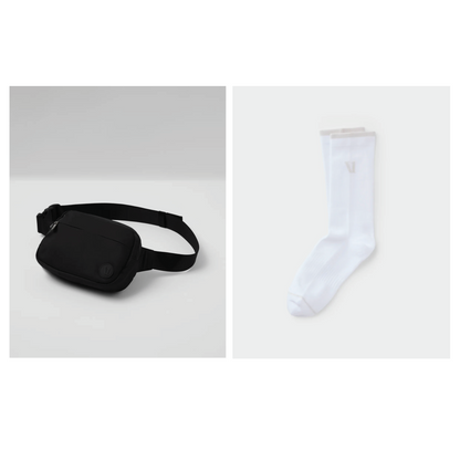 Vuori® All Around Hip Pack + Performance Socks
