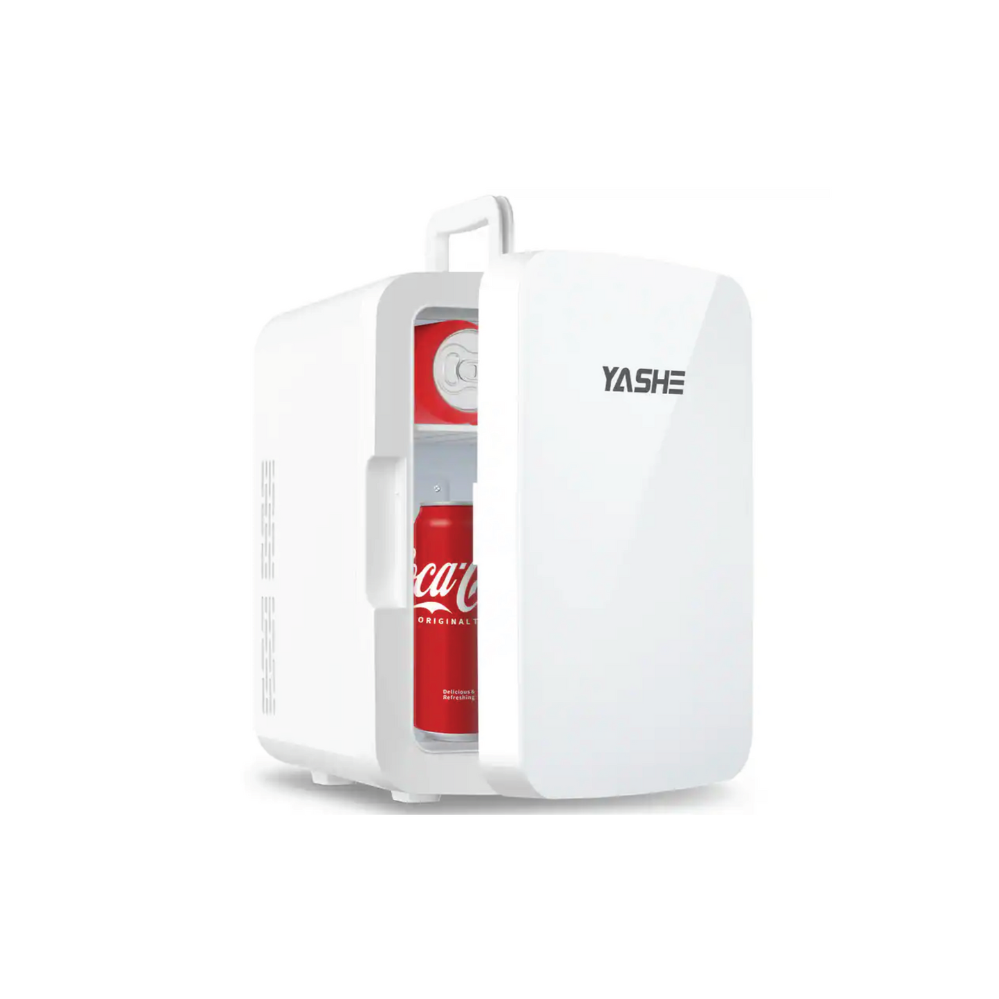YASHE®  Portable 10L Mini Fridge, 12 Can Skincare & Drink Cooler