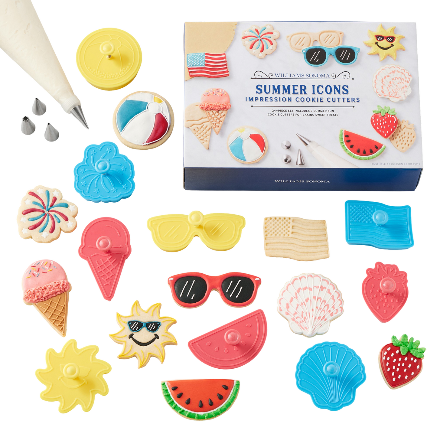 Williams Sonoma Summer Icon Cookie Kit