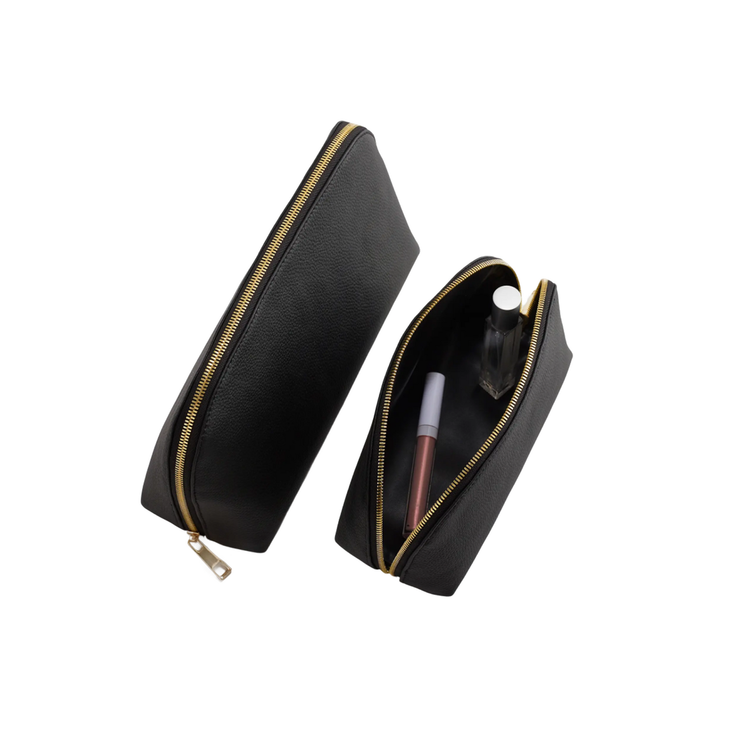 Italian Leather Pouch Travel Set