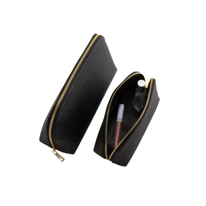 Italian Leather Pouch Travel Set