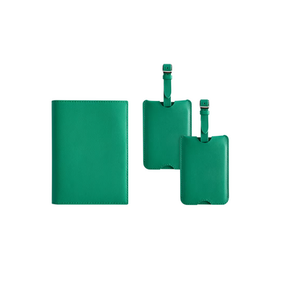 Nappa Leather Passport & Luggage Tag Set